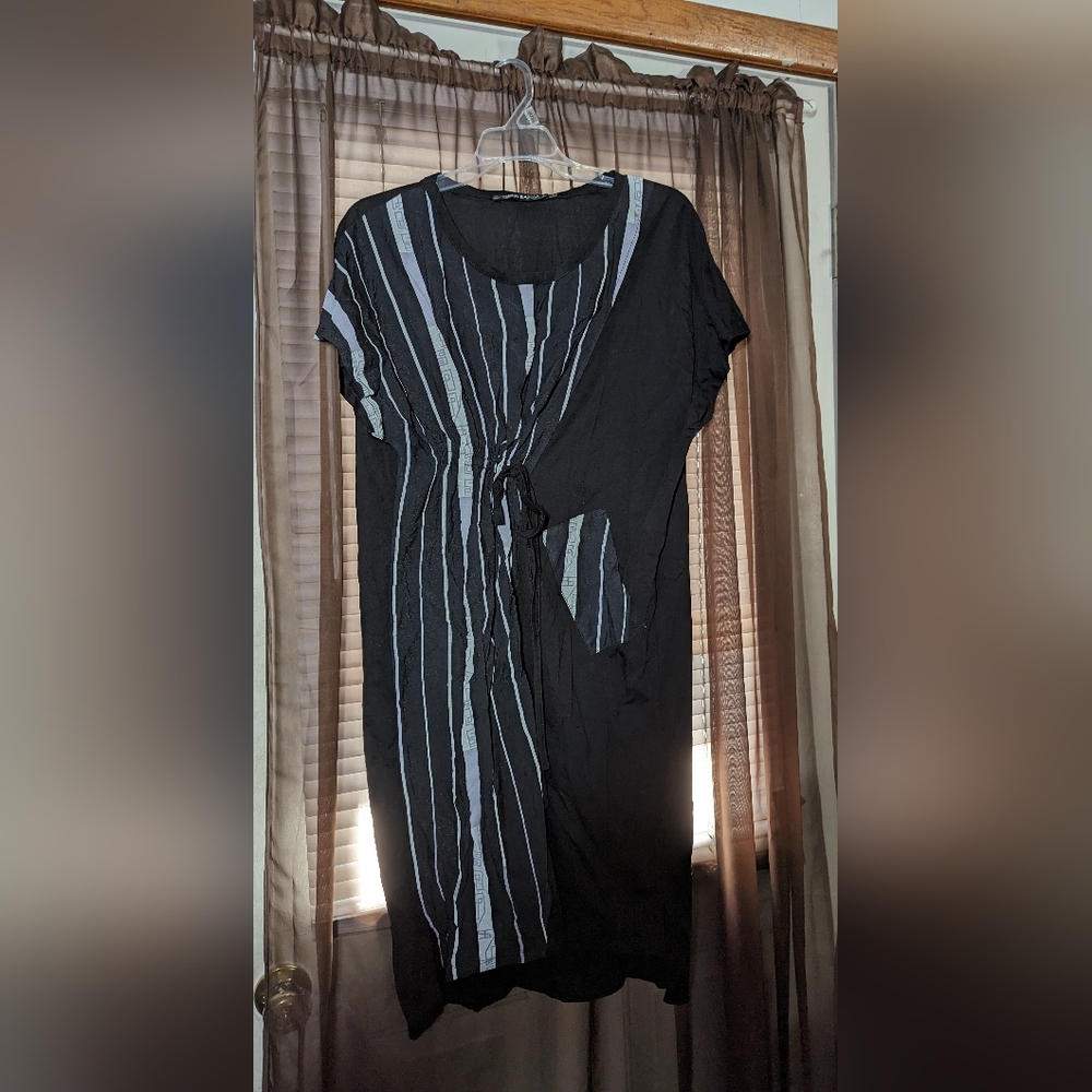 NWT Gabby Isabella Dress Black White Small